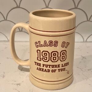 Vtg Class 1988 Future Lies Ahead Of You Don’t Blow It‎ Graduation Mug Beer Stein